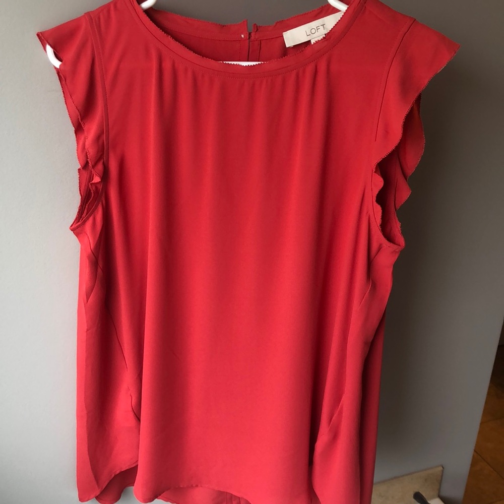 Loft Flutter Sleeve Blouse